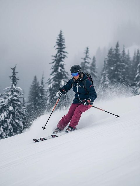 Narty narciarskie, zjazdowe, alpejskie lub snowboardowe, umiarkowany wysiłek, ogólny, tylko aktywny czas