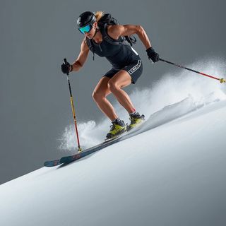 Skiing, Cross Country, Hard Snow, Uphill, Maximum, Snow Mountaineering