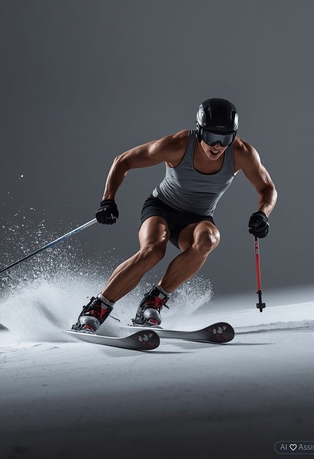 Skifahren, Abfahrt (intensiv)