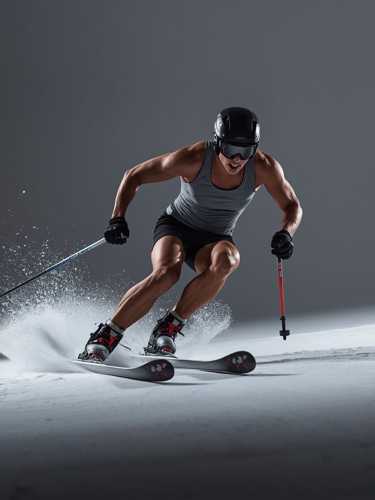 Skiing, Downhill, Vigorous Effort, Racing