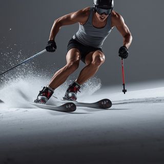 Skiing, Downhill, Vigorous Effort, Racing