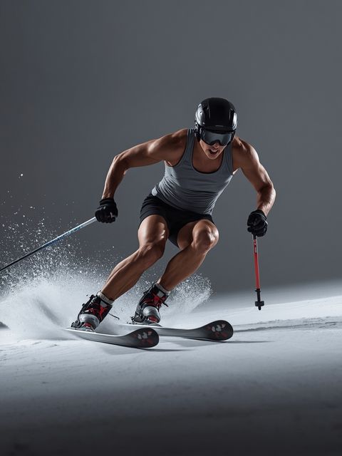 Skiing, Downhill, Vigorous Effort, Racing