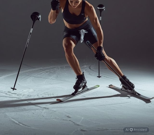 Biathlon / Skilanglauf (Skating-Technik)