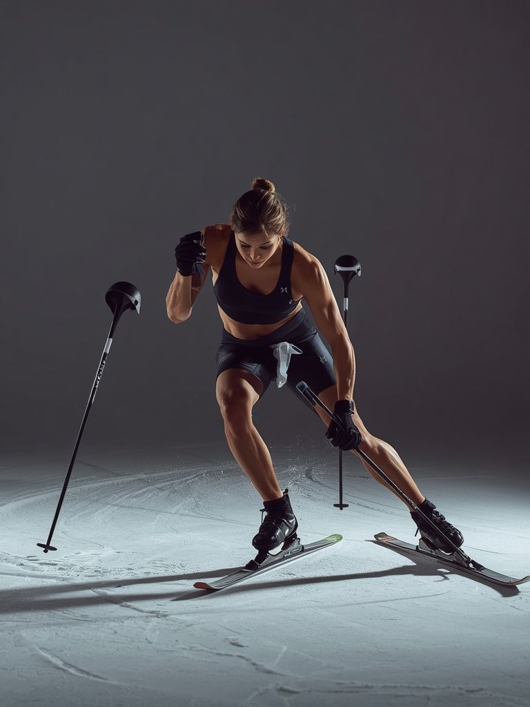 Skifahren, Langlauf, Biathlon, Skatingtechnik