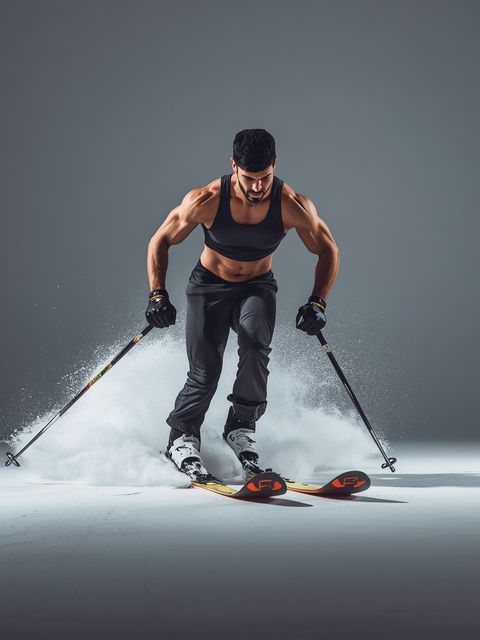 Skiing, Downhill, Alpine or Snowboarding, Light Effort, Active Time Only