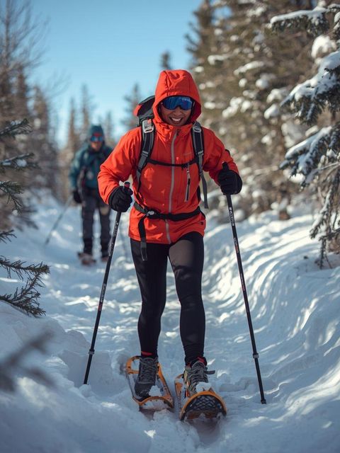 Snowshoeing, Vigorous Effort
