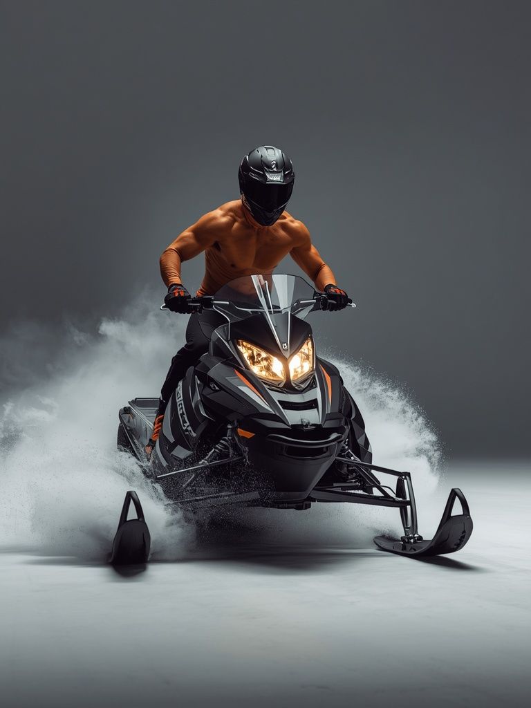 Snowmobiling, pasażer