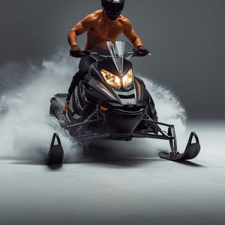 Snowmobiling, pasażer