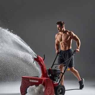 Snow Blower, Walking and Pushing