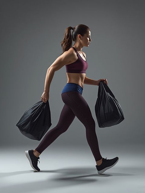 Walking, 2.5 mph slowly and carrying objects less than 25 lbs