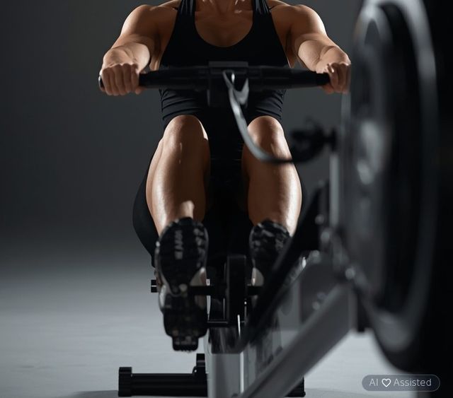 Stationary Rowing Ergometer (50 Watts, Light Load)