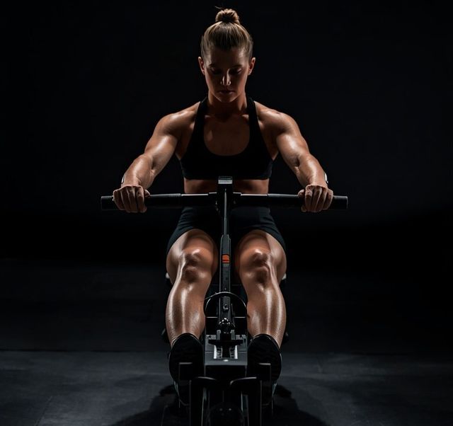 Stationary Rowing Ergometer (150 Watts, Heavy Load)