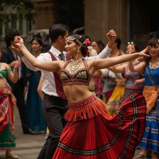 Ethnic or cultural dancing