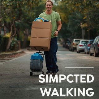 Implied walking-putting away household items-moderate intensity