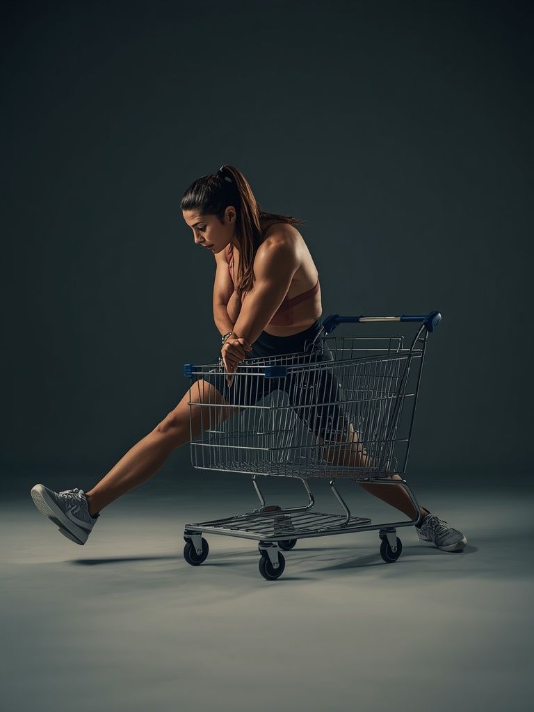 Food Shopping with Grocery Cart