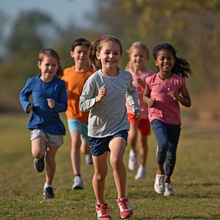 Walk/Run Playing with Children - Vigorous Fun