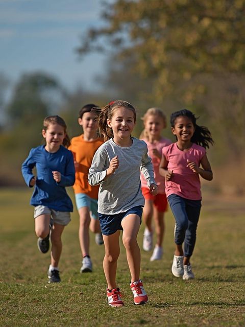 Walk/Run Playing with Children - Vigorous Fun