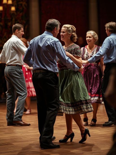 Various social dance styles