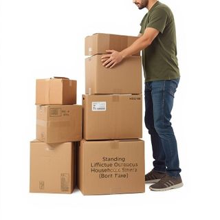 Standing Pack and Unpack Boxes, Occasional Lifting of Household Items, Light to Medium Load