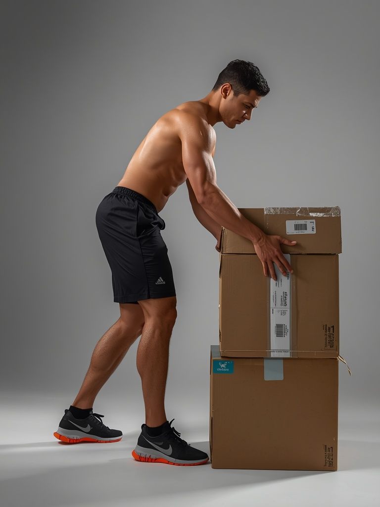 Standing Pack and Unpack Boxes, Occasional Lifting of Household Items, Light to Medium Load