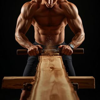 Holz hobeln, Holz spalten