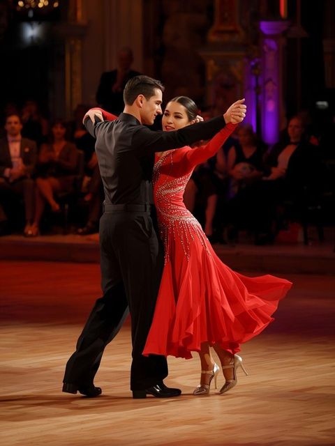 Intense/competitive ballroom dancing