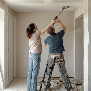 Painting, papering, plastering, scraping, inside house, hanging sheet rock, remodeling