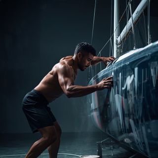 Wash and Wax Hull of Sailboat, Car, Powerboat, Airplane