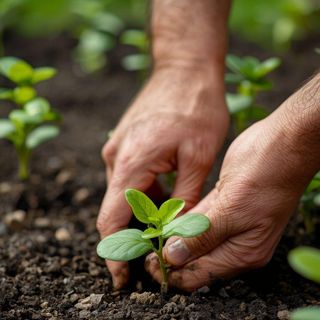 Planting Seedlings, Shrubs