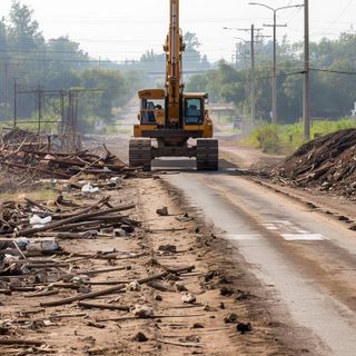 Building Road (Including Hauled Debris, Heavy Machinery)