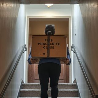 Carrying Moderate Loads Up Stairs, Moving Boxes (16-40 Pounds)