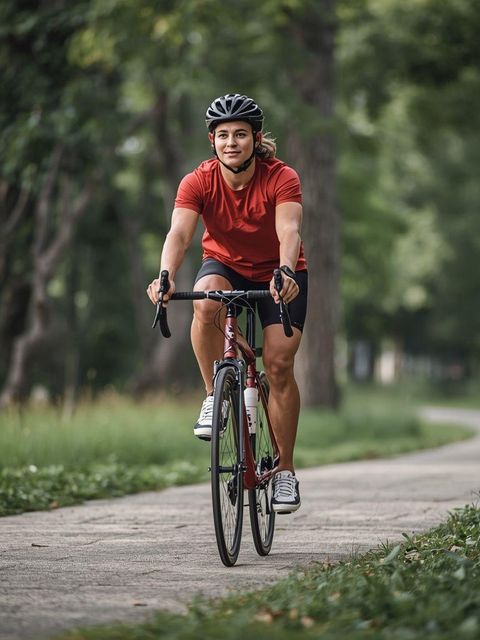 Spokojna jazda na rowerze (9 km/h)