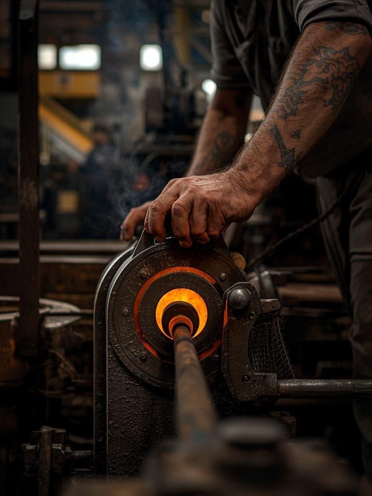 Steel Mill, Hand Rolling