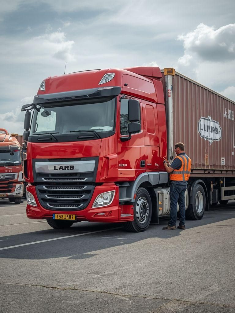 Truck Driving, Loading and Unloading (Standing)