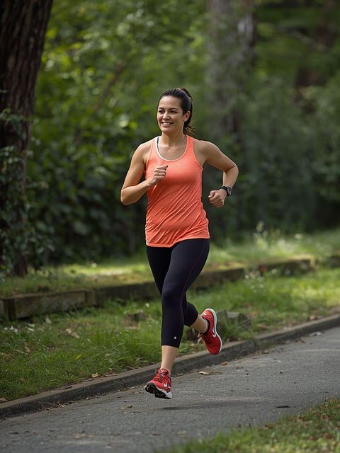Kombinacja joggingu / spaceru (składnik joggingu poniżej 10 min)