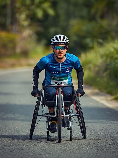 Laufen, Training, Rollstuhlschieben, Marathon-Handbiken