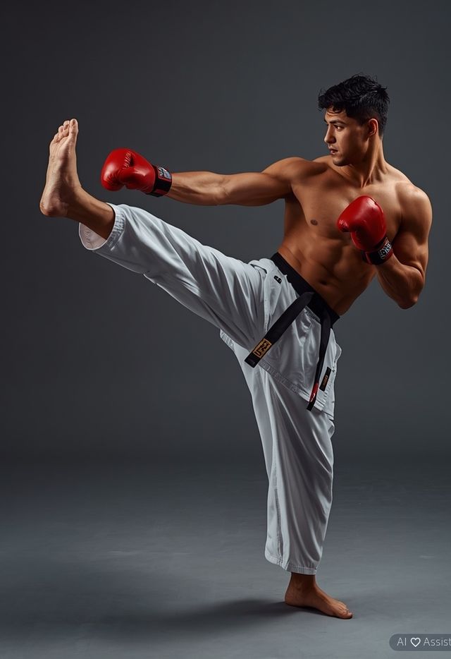 Sztuki walki - sparing i trening (judo, karate, kickboxing, taekwondo)