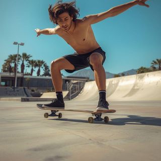 Skateboarding