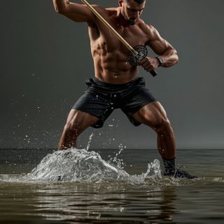Wading fishing