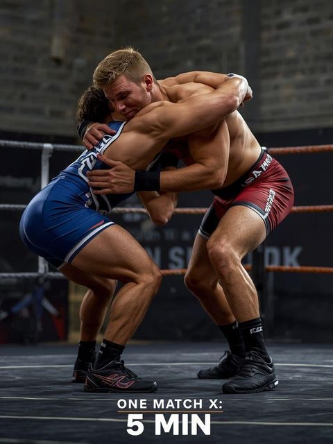 Wrestling, (one match = 5 min)