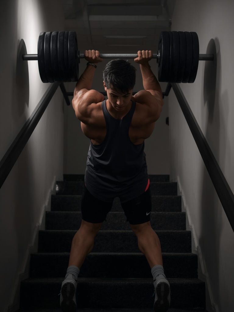 Tragen von 74 + lb Last, oben