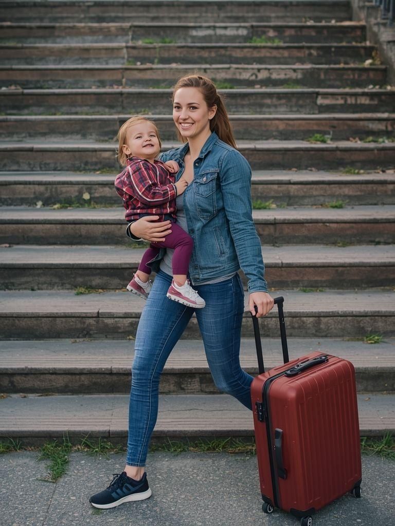 Carrying Infant or 15-lb Load (e.g., Suitcase), Level Ground or Downstairs