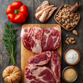 Calf, haxe, raw