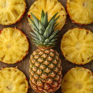 Ananas, in Ananassaft, konserviert, abgetropft