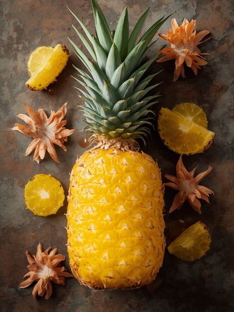 Ananas, in Ananassaft, konserviert, abgetropft