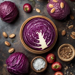 Red cabbage, steamed (no added fat or salt)