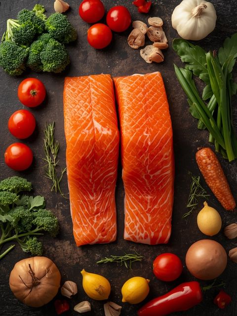 Salmon, wild, raw