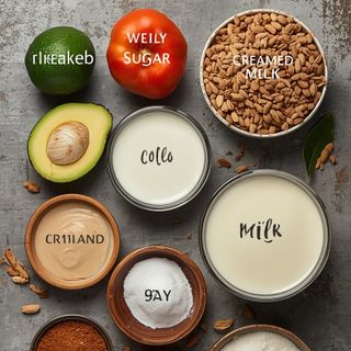 Grießbrei, zubereitet (mit teilentrahmtem Milch, ohne Zuckerzusatz)