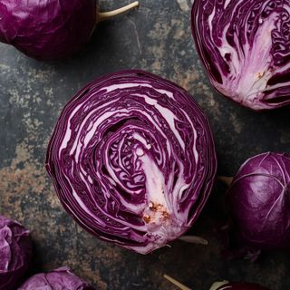 Red cabbage, raw