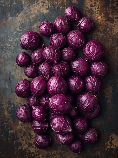 Red cabbage, raw